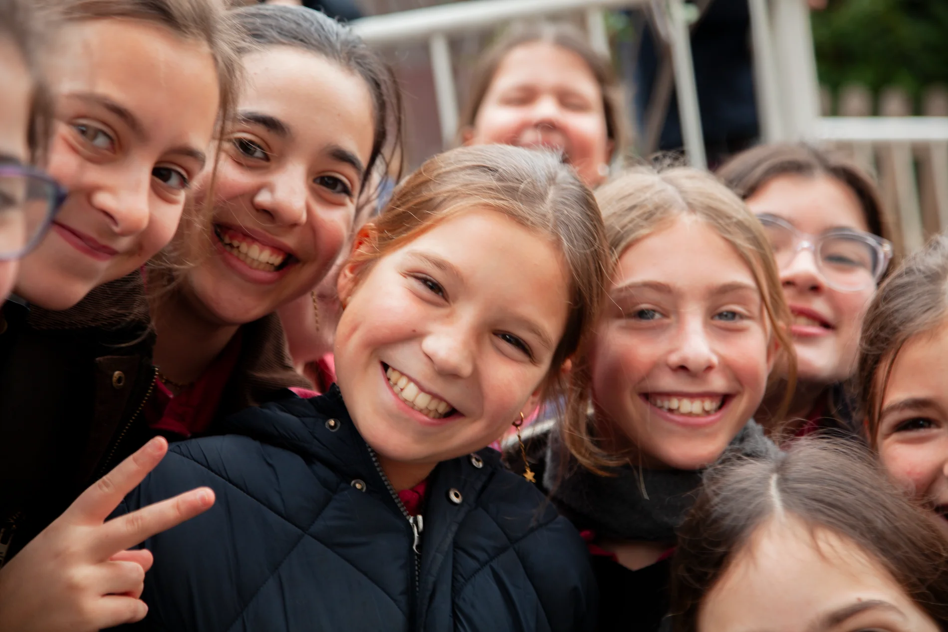 Alumnas con profesora