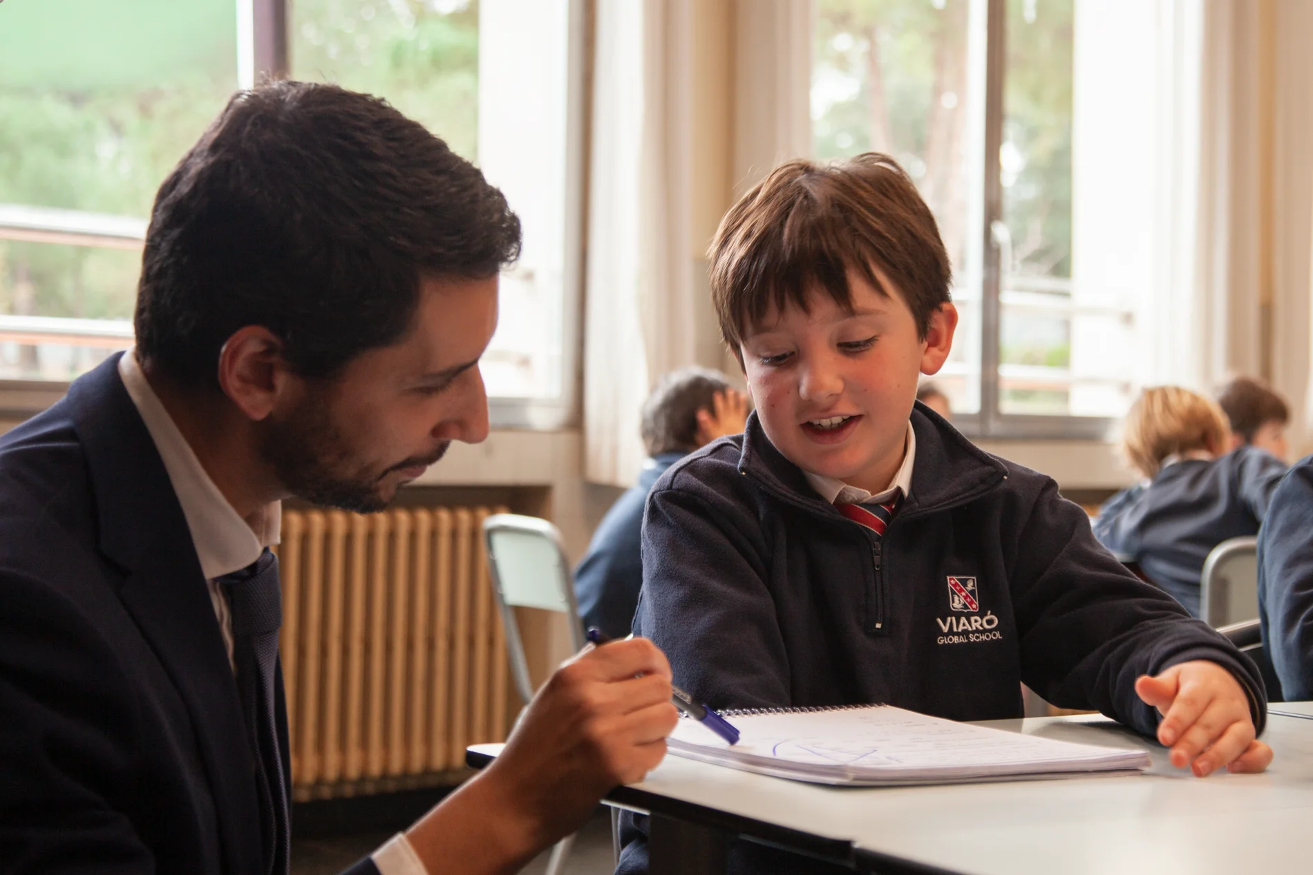 Alumnas con profesora